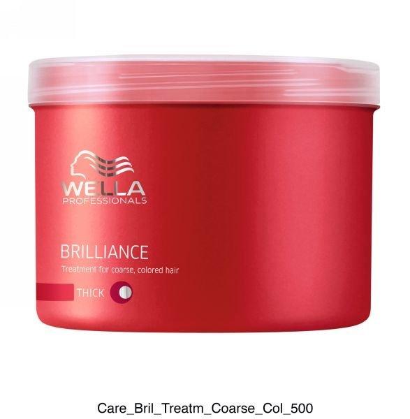 Brilliance Maske Für Kräftiges Coloriertes Haar 500 Ml Damen  500 ml von wella