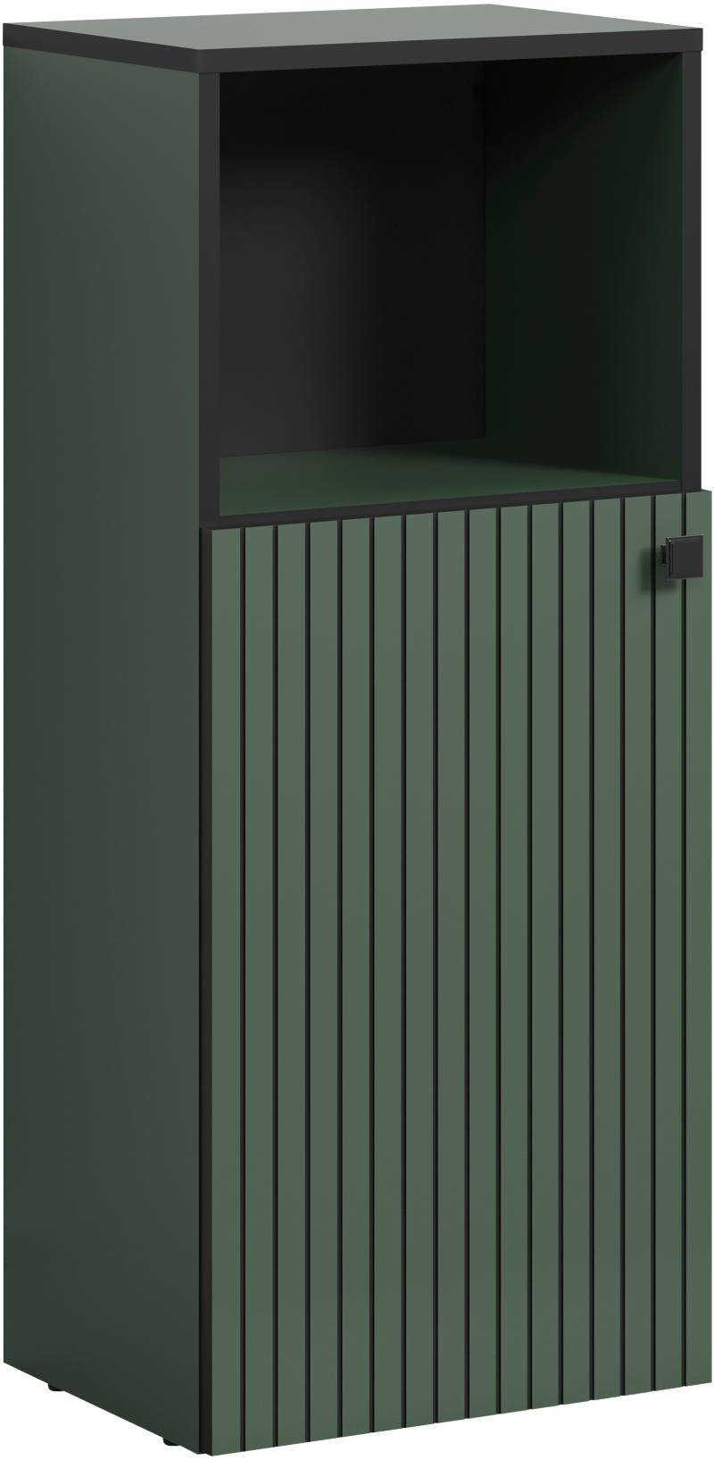 welltime Unterschrank »Amrum«, (1 St.), Badschrank mit offenem Fach und Rillenoptik - Masse (B/T/H) 40/31/95 cm von welltime
