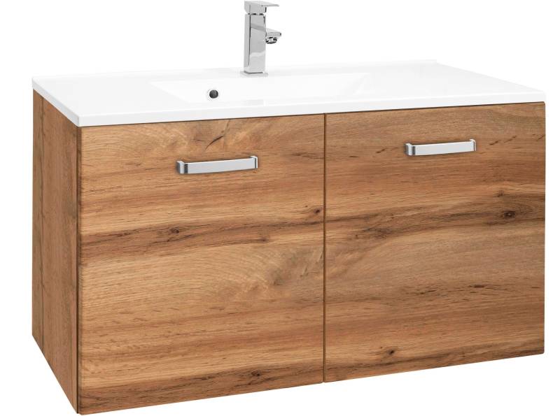 welltime Waschbeckenunterschrank »Ravenna«, Badmöbel, Waschtisch inkl. Waschbecken, Breite 60 cm von welltime
