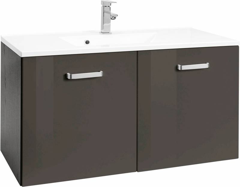 welltime Waschbeckenunterschrank »Ravenna«, Badmöbel, Waschtisch inkl. Waschbecken, Breite 80 cm von welltime