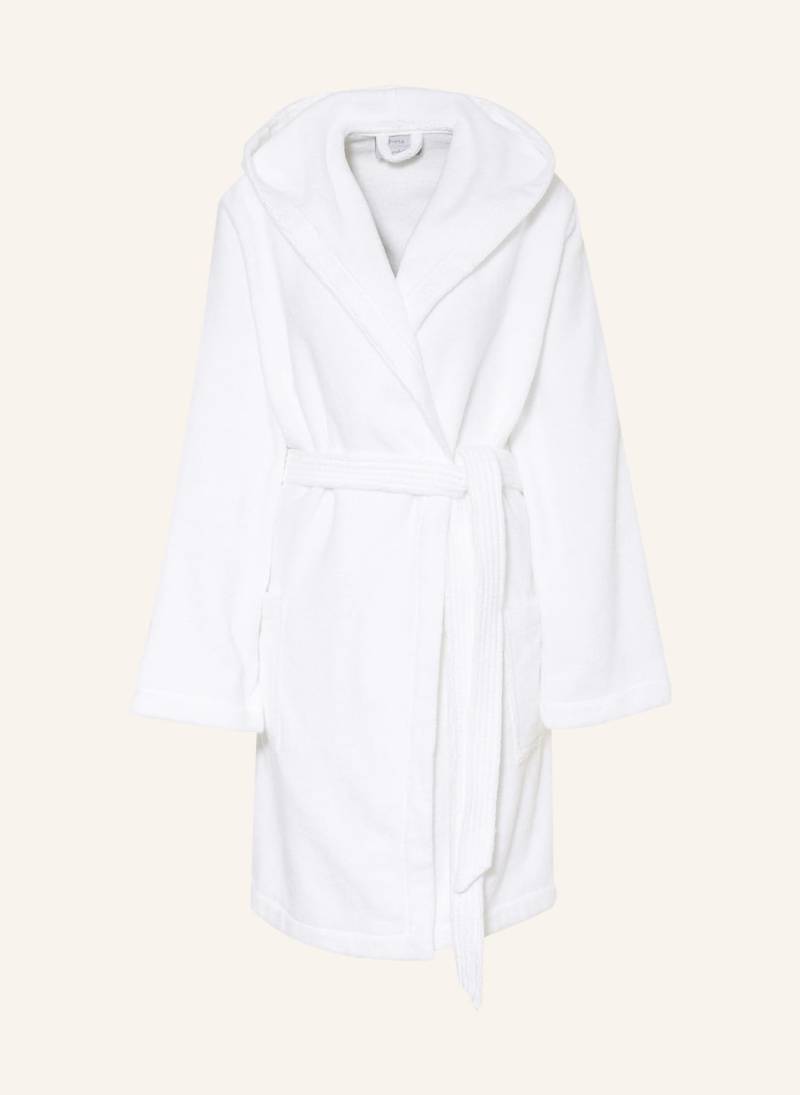 Weseta Switzerland Unisex-Bademantel Mit Kapuze weiss von weseta switzerland