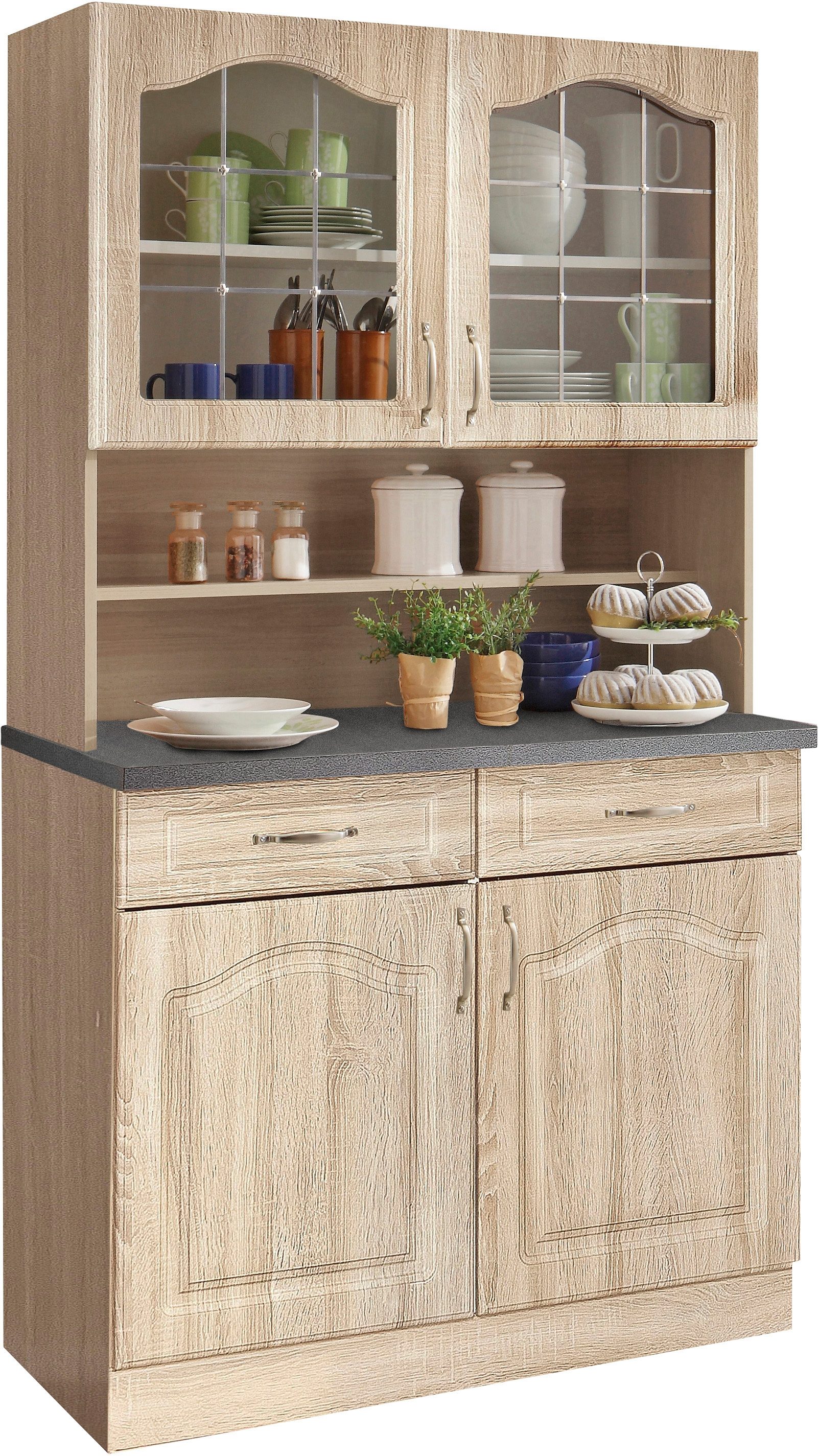 wiho Küchen Küchenbuffet »Linz«, 100 cm breit, in Landhaus-Optik wiho Küchen Küchenbuffet »Linz«, 100 cm breit, in Landhaus-Optik von wiho Küchen