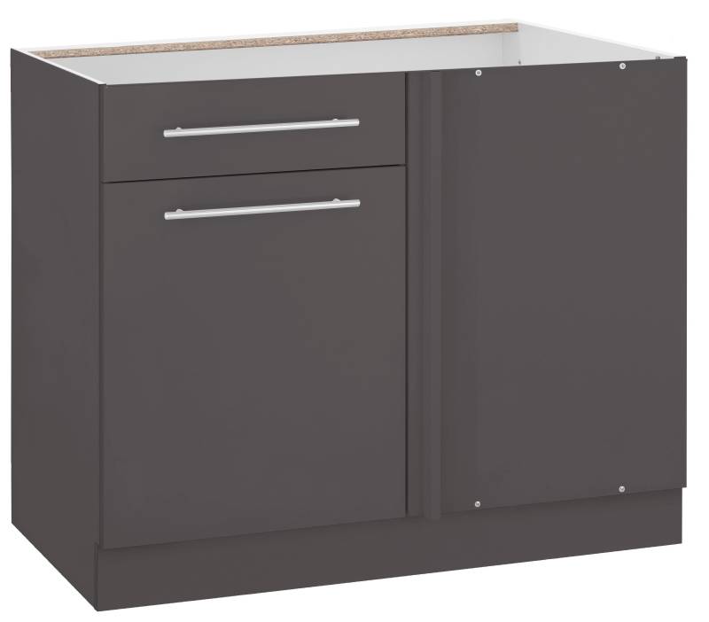wiho Küchen Eckunterschrank »Flexi2«, Breite 100 cm, Planungsmass 110 cm, ohne Arbeitsplatte von wiho Küchen