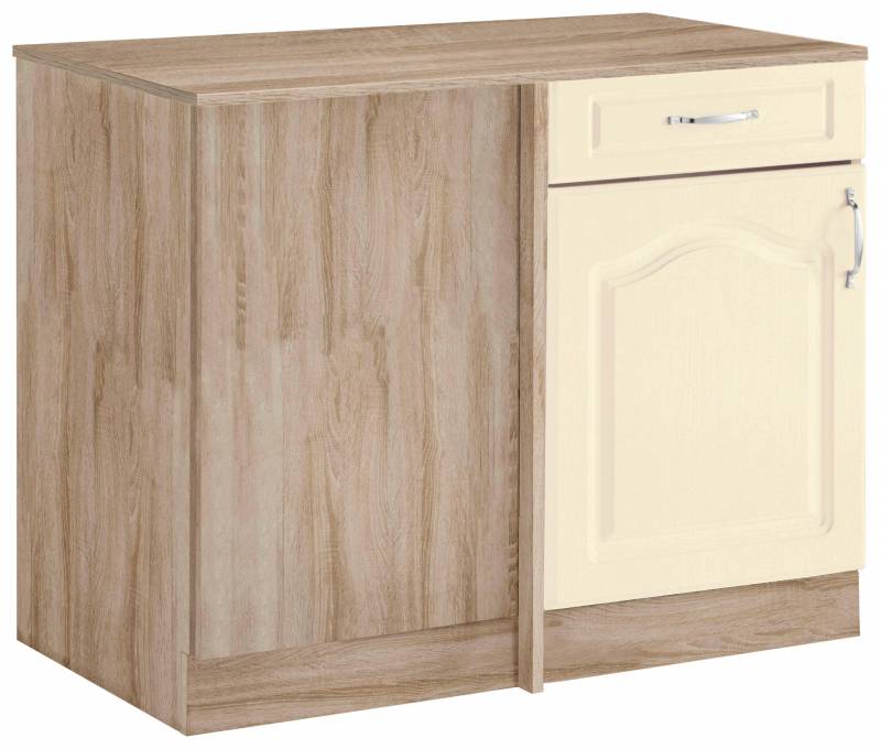 wiho Küchen Eckunterschrank »Linz«, 100 cm breit, Planungsmass 110 cm, in Landhaus-Optik von wiho Küchen