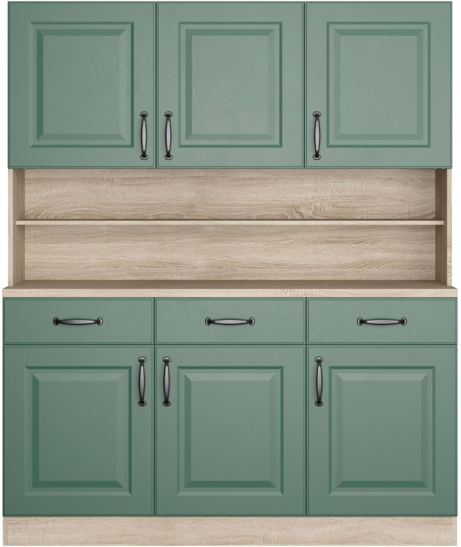 wiho Küchen Küchenbuffet »York«, 150 cm breit, mit Kassettenfront wiho Küchen Küchenbuffet »York«, 150 cm breit, mit Kassettenfront von wiho Küchen