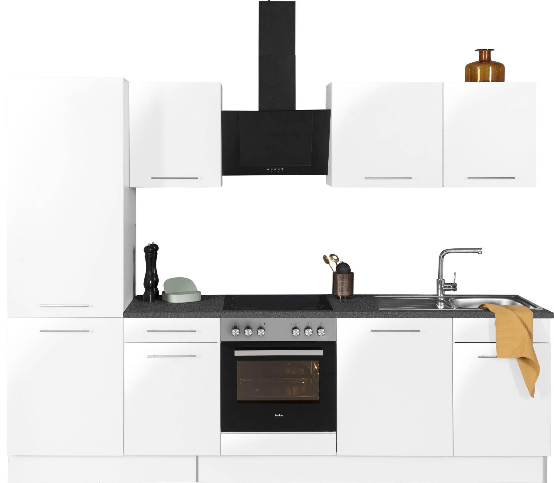 wiho Küchen Küchenzeile »Ela«, Breite 280 cm, Soft-Close-Funktion, höhenverstellbare Füsse wiho Küchen Küchenzeile »Ela«, Breite 280 cm, Soft-Close-Funktion, höhenverstellbare Füsse von wiho Küchen