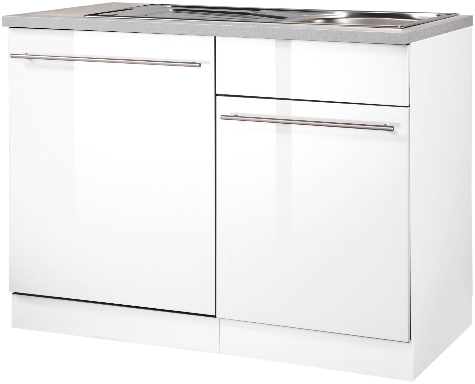 wiho Küchen Spülenschrank »Chicago«, 110 cm breit, inkl. Tür/Sockel für Geschirrspüler wiho Küchen Spülenschrank »Chicago«, 110 cm breit, inkl. Tür/Sockel für Geschirrspüler von wiho Küchen