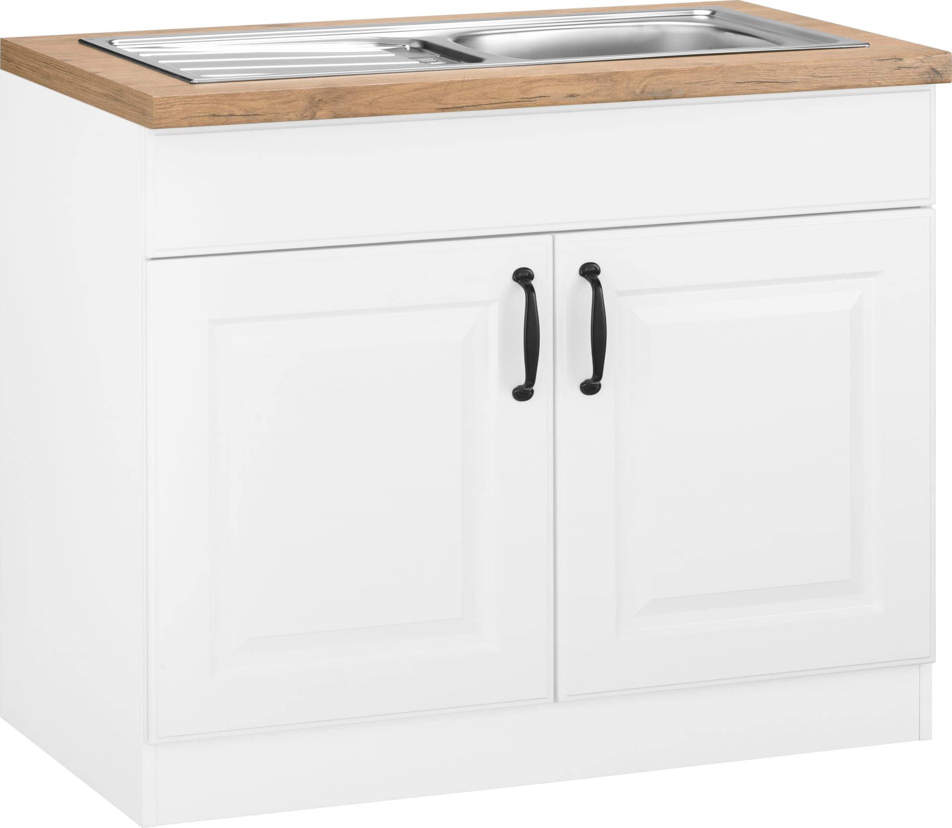 wiho Küchen Spülenschrank »Erla«, 100 cm breit mit Kassettenfront wiho Küchen Spülenschrank »Erla«, 100 cm breit mit Kassettenfront von wiho Küchen