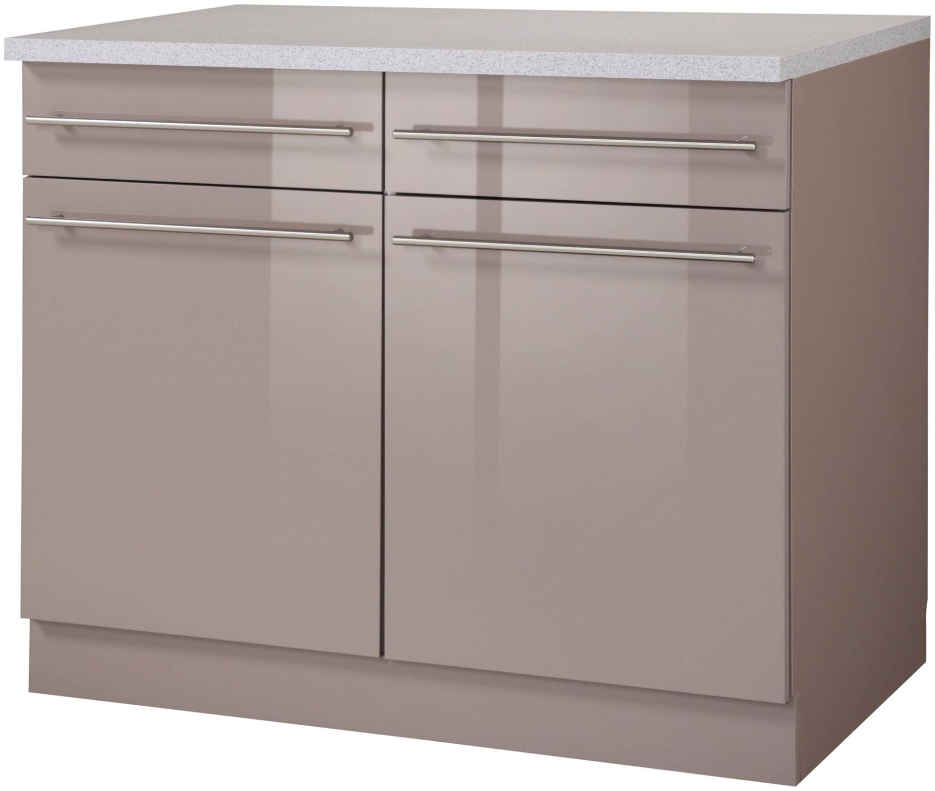 wiho Küchen Unterschrank »Chicago«, 100 cm breit, 2 Schubkästen und 2 Türen, für viel Stauraum wiho Küchen Unterschrank »Chicago«, 100 cm breit, 2 Schubkästen und 2 Türen, für viel Stauraum von wiho Küchen
