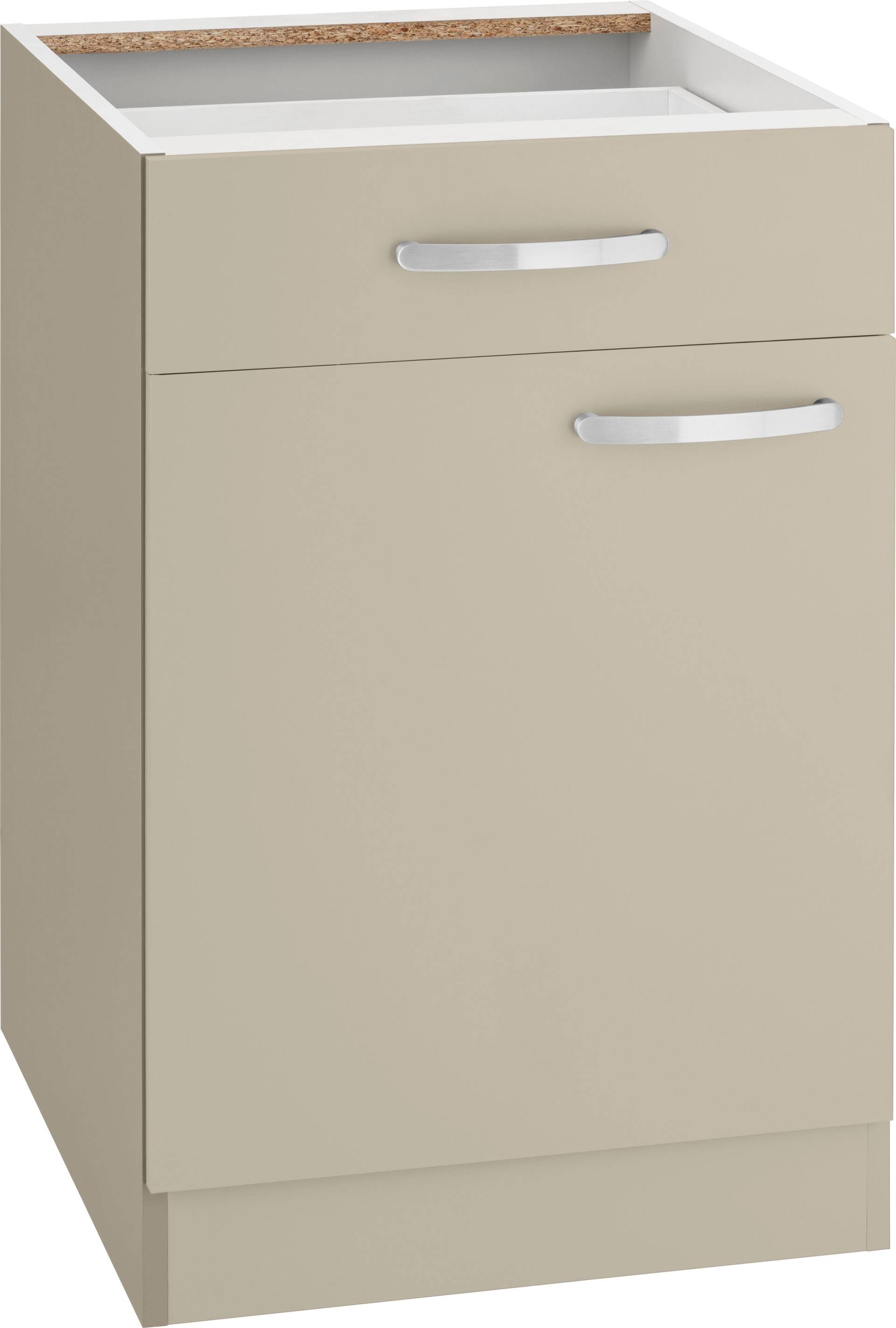 wiho Küchen Unterschrank »Kansas, 50 cm breit, ohne Arbeitsplatte«, mit Schublade und Tür, dahinter ein Einlegeboden wiho Küchen Unterschrank »Kansas, 50 cm breit, ohne Arbeitsplatte«, mit Schublade und Tür, dahinter ein Einlegeboden von wiho Küchen