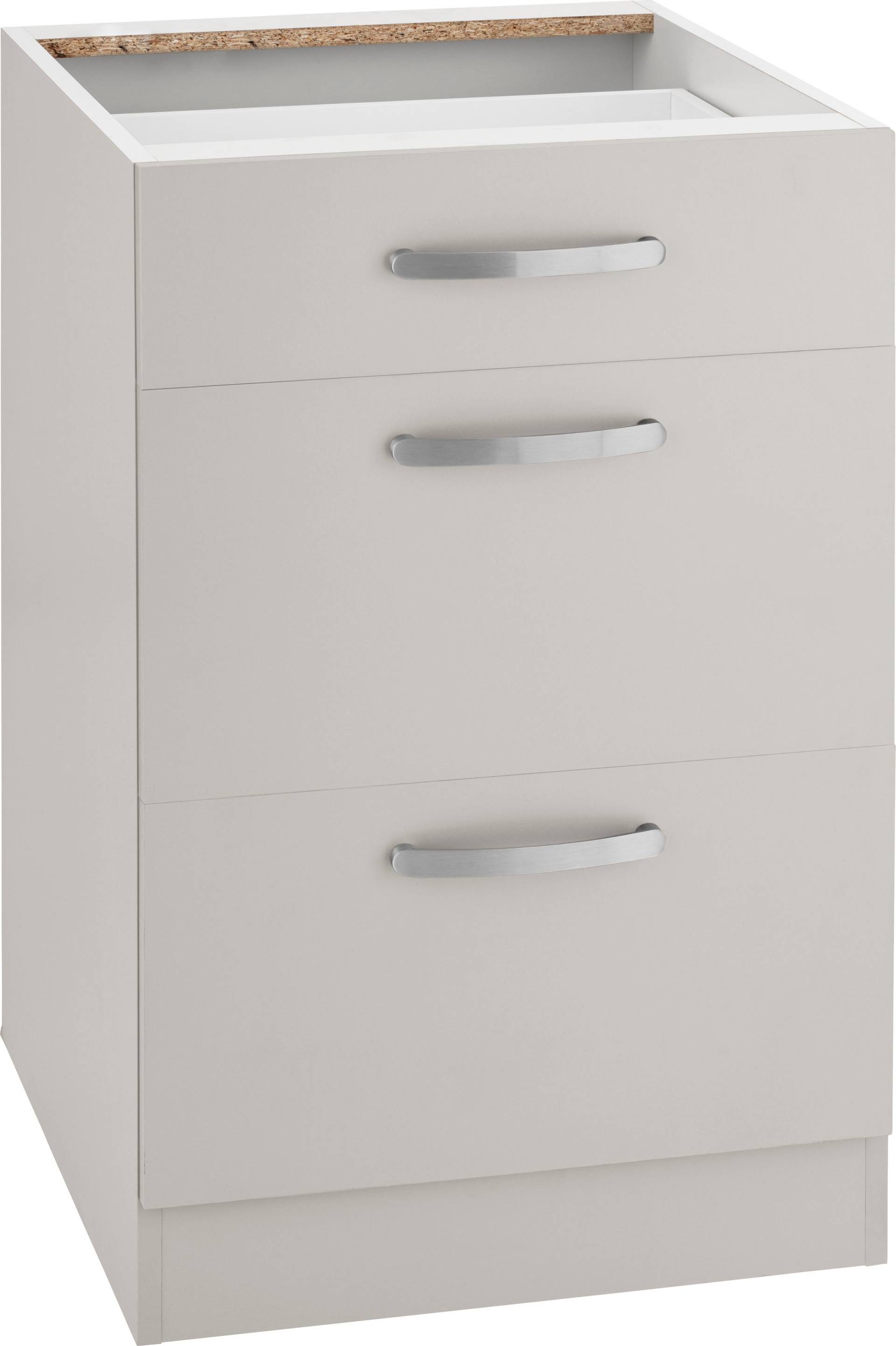 wiho Küchen Unterschrank »Kansas«, 50 cm breit, mit 2 grossen Auszügen ohne Arbeitsplatte wiho Küchen Unterschrank »Kansas«, 50 cm breit, mit 2 grossen Auszügen ohne Arbeitsplatte von wiho Küchen