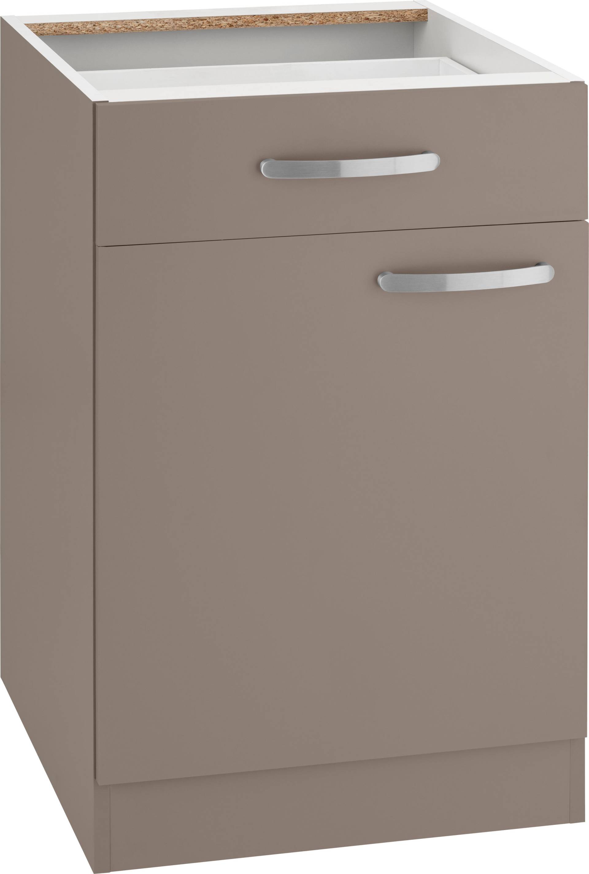 wiho Küchen Unterschrank »Kansas, 50 cm breit, ohne Arbeitsplatte«, mit Schublade und Tür, dahinter ein Einlegeboden wiho Küchen Unterschrank »Kansas, 50 cm breit, ohne Arbeitsplatte«, mit Schublade und Tür, dahinter ein Einlegeboden von wiho Küchen