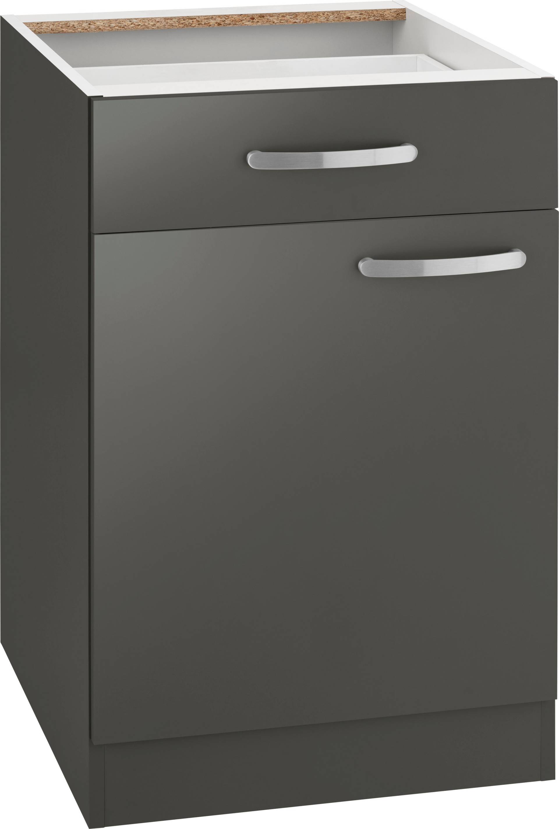 wiho Küchen Unterschrank »Kansas, 50 cm breit, ohne Arbeitsplatte«, mit Schublade und Tür, dahinter ein Einlegeboden wiho Küchen Unterschrank »Kansas, 50 cm breit, ohne Arbeitsplatte«, mit Schublade und Tür, dahinter ein Einlegeboden von wiho Küchen