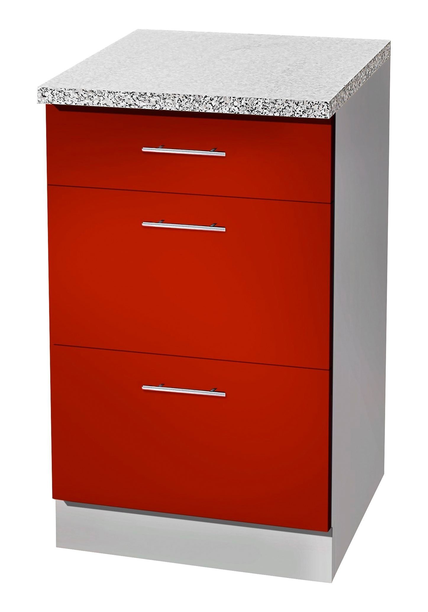 wiho Küchen Unterschrank »Kiel«, 50 cm breit, Tiefe 50 cm, mit 2 grossen Auszügen und 1 Schublade wiho Küchen Unterschrank »Kiel«, 50 cm breit, Tiefe 50 cm, mit 2 grossen Auszügen und 1 Schublade von wiho Küchen