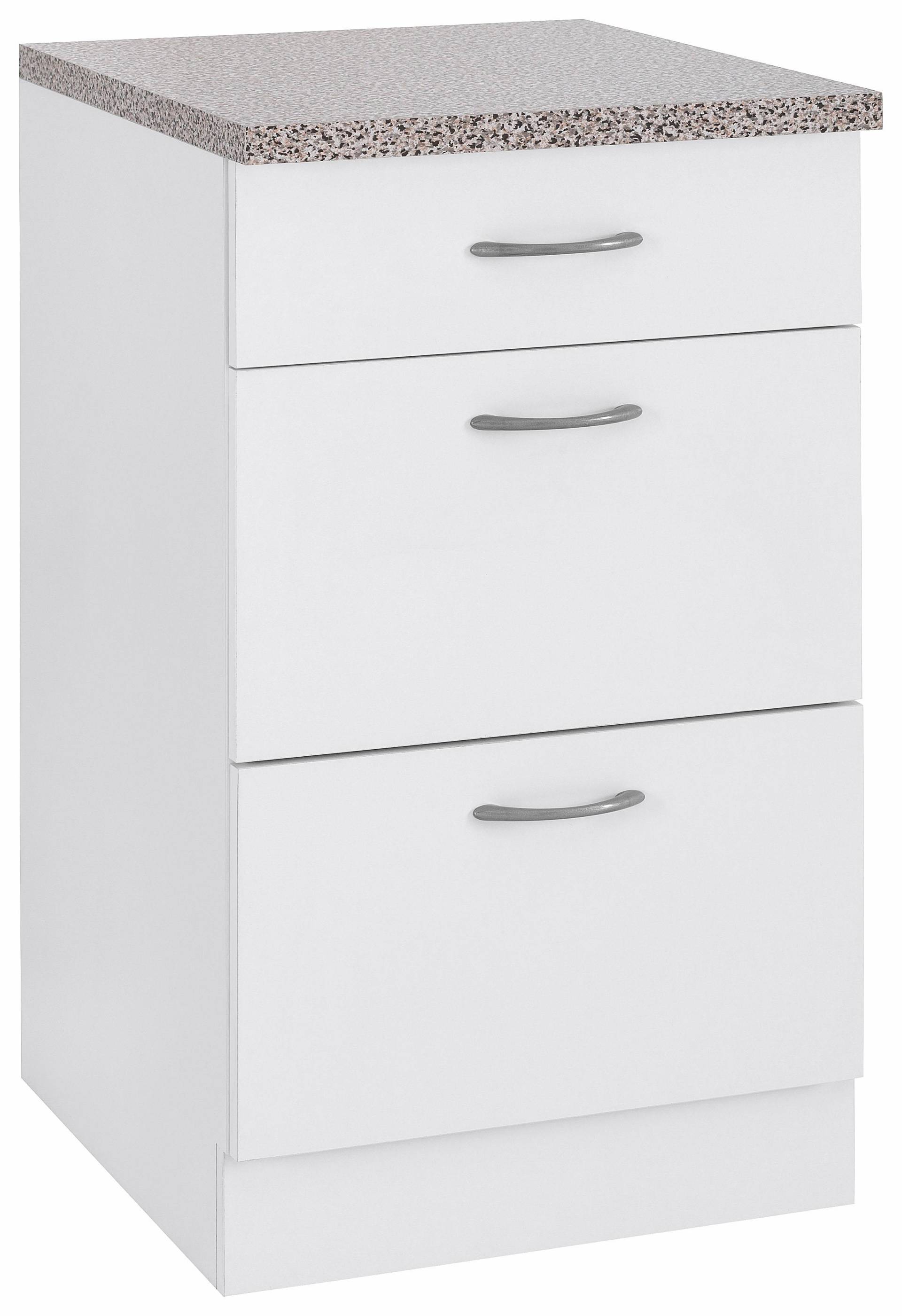 wiho Küchen Unterschrank »Kiel«, 50 cm breit, Tiefe 60 cm, mit 2 grossen Auszügen und 1 Schublade wiho Küchen Unterschrank »Kiel«, 50 cm breit, Tiefe 60 cm, mit 2 grossen Auszügen und 1 Schublade von wiho Küchen