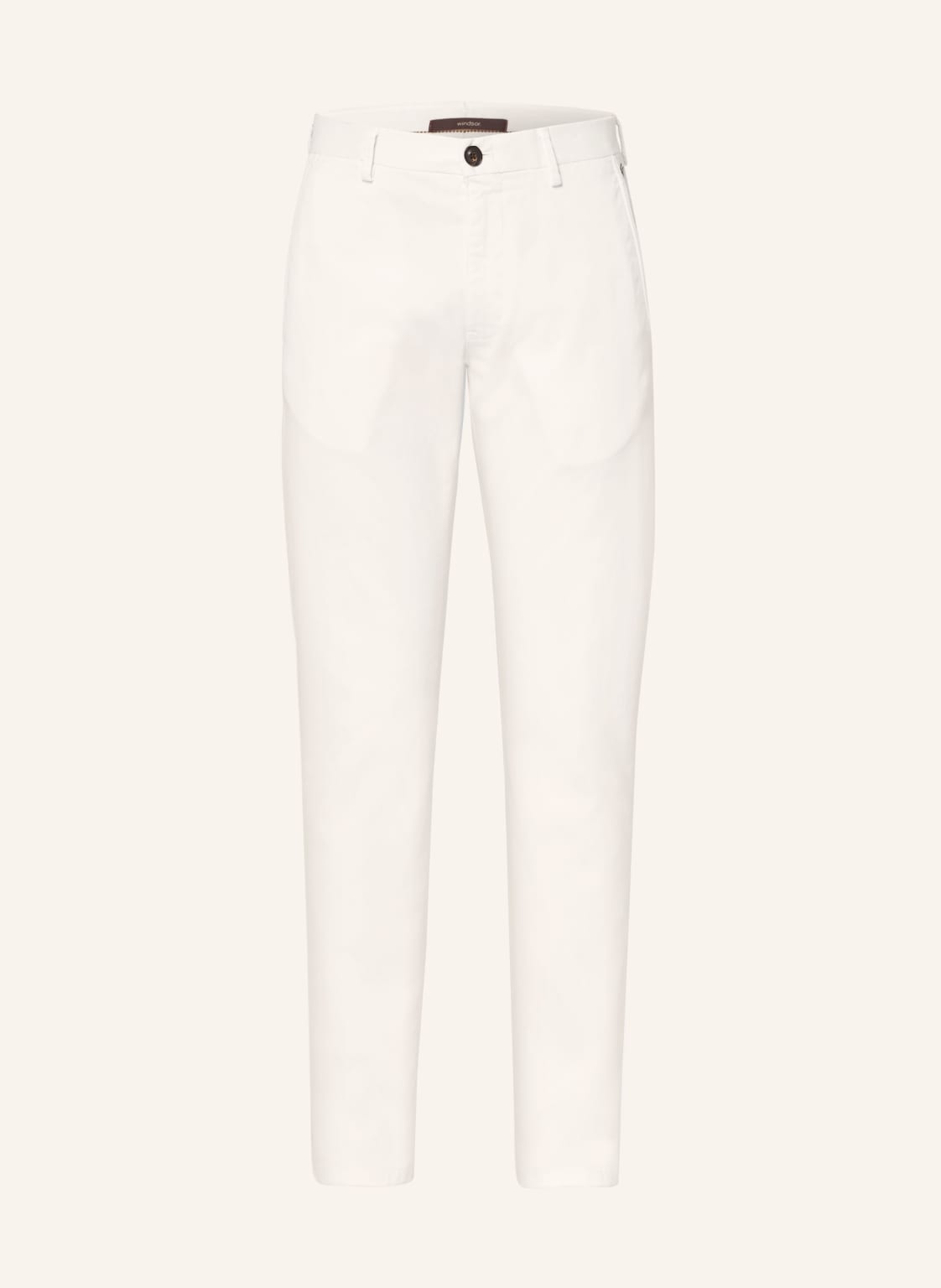 Windsor. Cordchino Extra Slim Fit weiss von windsor.