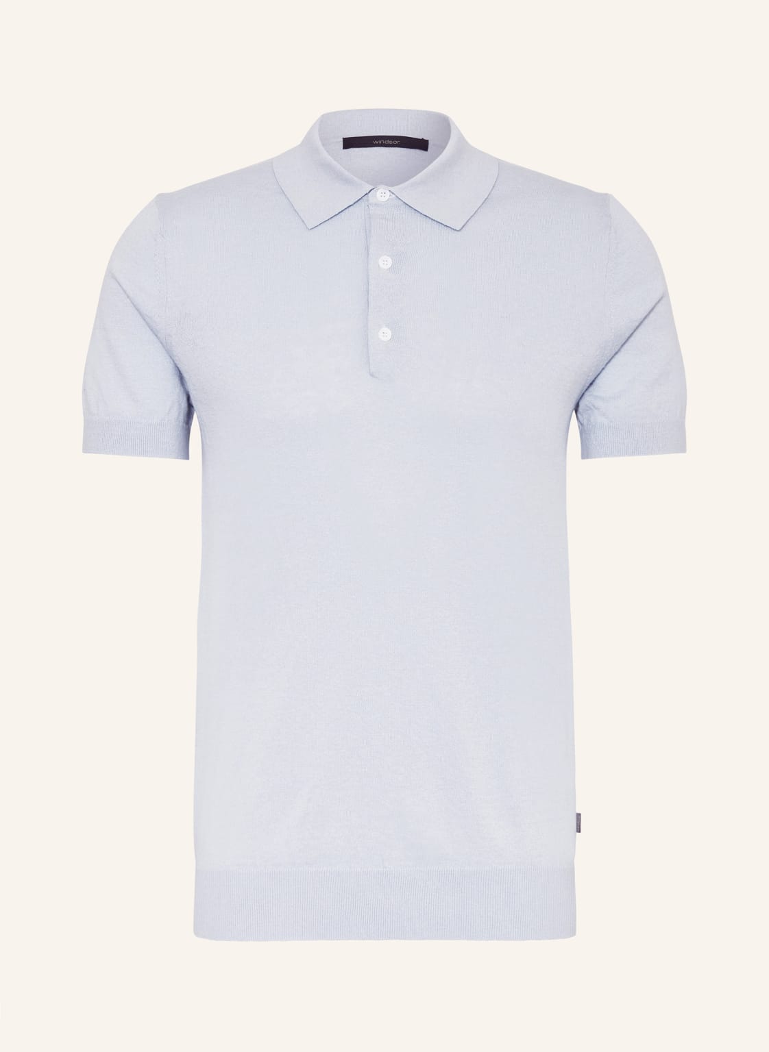 Windsor. Strick-Poloshirt Mit Cashmere blau von windsor.