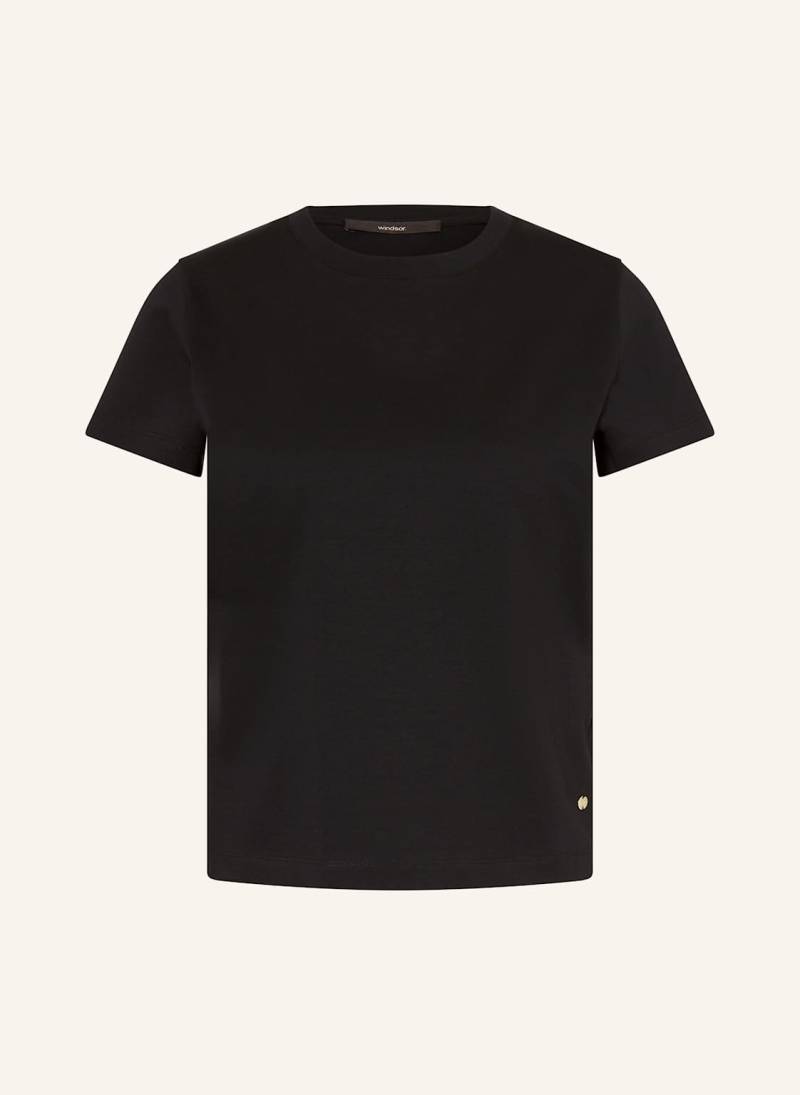Windsor. T-Shirt schwarz von windsor.
