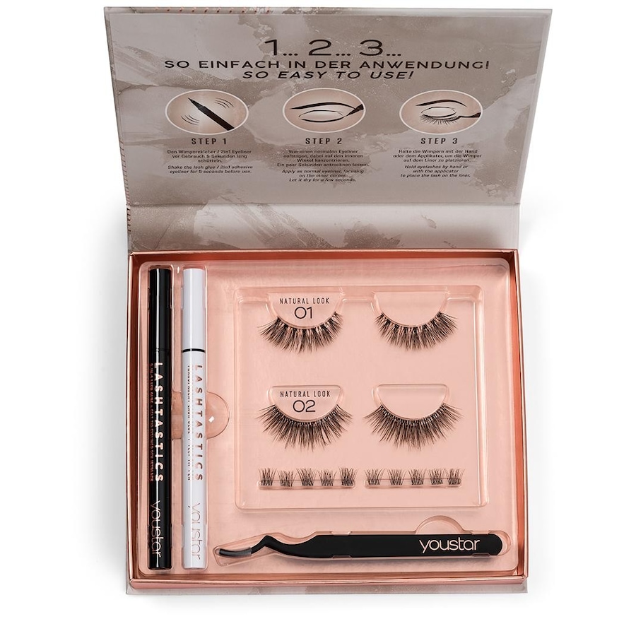 youstar  youstar LASHTASTICS 3D Eyelash Set Natural Look kuenstliche_wimpern 1.0 pieces von youstar