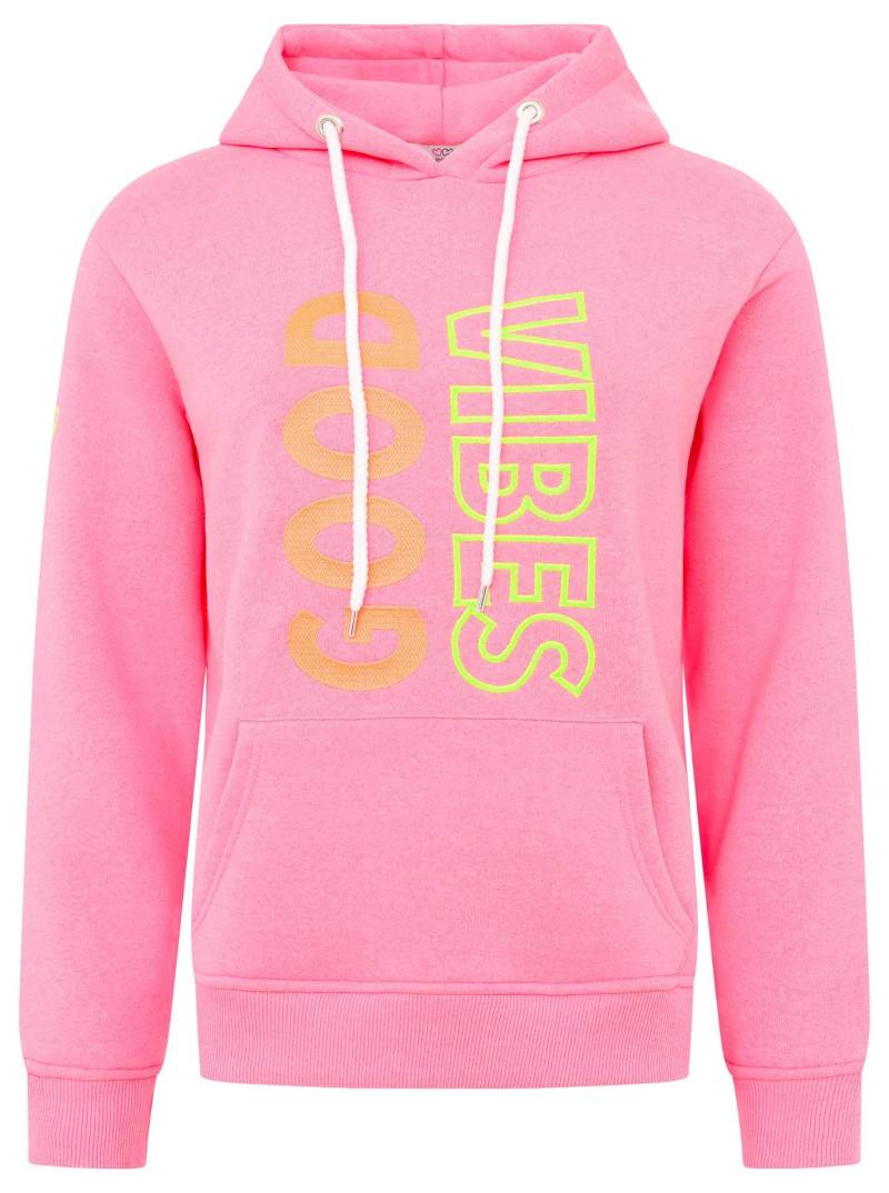 Zwillingsherz Hoodie »"Good Vibes"«, mit guten Vibes, Herzen am Arm und farbiger Stickerei von zwillingsherz