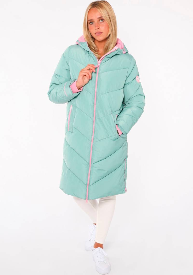 Zwillingsherz Steppjacke »"Positive Mind"«, mit Kapuze, mit seitlichen Reissverschlüssen von zwillingsherz