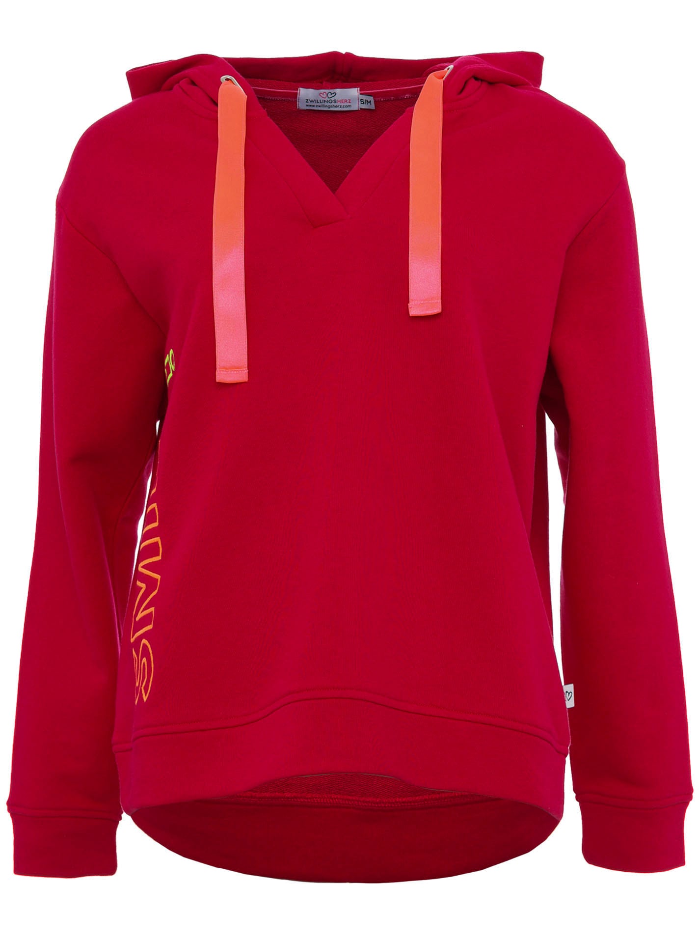 Zwillingsherz Sweatshirt »Smile«, mit breiten Bändern, V-Ausschnitt und Details in neonfarben Zwillingsherz Sweatshirt »Smile«, mit breiten Bändern, V-Ausschnitt und Details in neonfarben von zwillingsherz